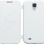 New Samsung I9500 Galaxy S4 Gel Case W/ Front Flap Black With Free Screen Protector Image 7
