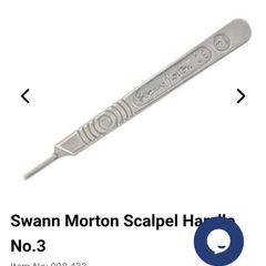 Swann Morton Scalpel Handle No.3. 2 for 10