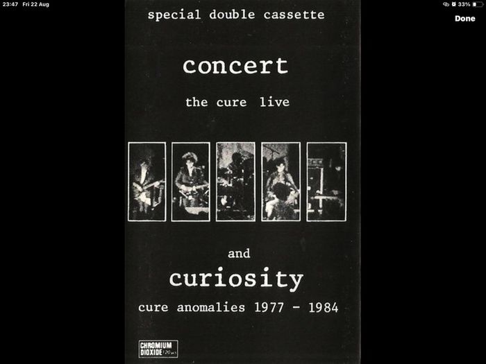 the cure // concert and curiosity