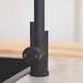 Matt Black Pull-Out Kitchen Mixer Tap | Single Lever Brass Faucet Image 6