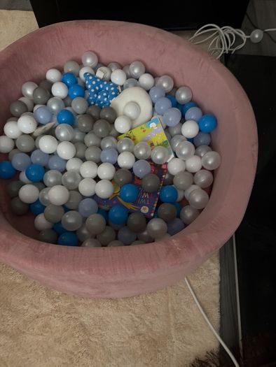Pink Baby Ball Pit with Balls