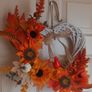 35cm Autumnal door wreath Image 2