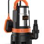 BRAND NEW sewage pump 1020n 2000l/h stainless steel pump sump pump for Swimming Pool Tub and Garden Irrigation and Long 32ft Cable Image 2