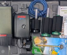 Eheim Pickup 160 Filter & Eheim Air 100 Pump Bundle + Accessories