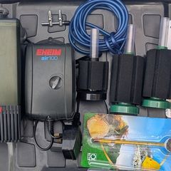 Eheim Pickup 160 Filter & Eheim Air 100 Pump Bundle + Accessories