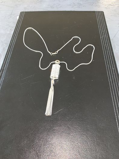 silver necklace