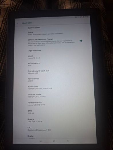 Lenovo Tab E10 Tablet