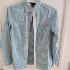 U S Polo Assn cotton shirt blouse size XS in very good condition see last three photos for exact measurements FREE STANDARD POSTAGE INCLUDED