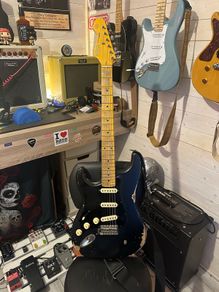Left handed Vintage V6 icon series LV6MRBK
