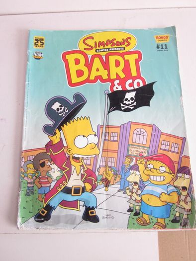 Five Simpsons Comics Published by Bongo Comics
