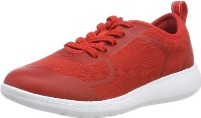 Clarks Scape Soar Red trainers