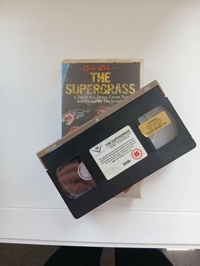 The Supergrass Film On A High Quality MAXELL Tape Ex Rental.