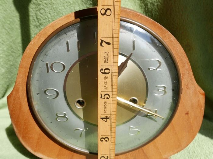 Vintage SMITHS Chiming Mantle Clock Mechanical  (works well)