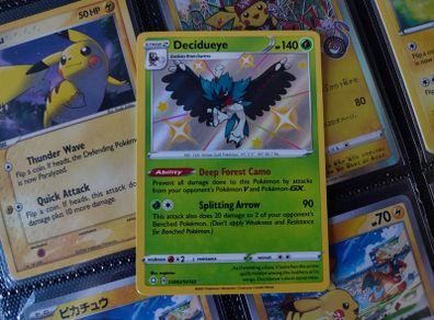 Decidueye ! Baby Shiny ! Shiny Rare ! from Shining Fates Set ! 2019 ! Pokemon Card !