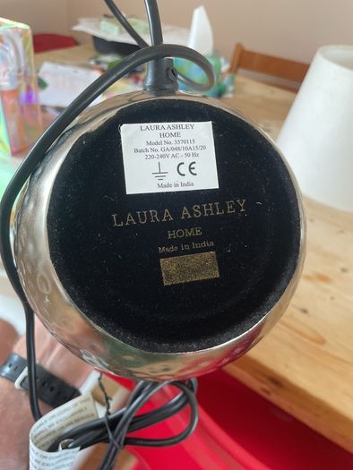 Laura Ashley Lamps x 2