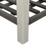 Garden Raised Bed with Shelf 150x50x90 cm WPC Grey Image 4