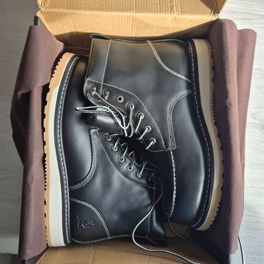 SL-Saint, Men's Leather  Moc Toe Boots, UK12 EU47