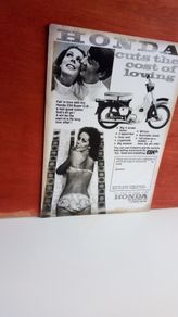 Honda 50 Repro Irish Advertisement Poster