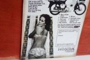 Honda 50 Repro Irish Advertisement Poster