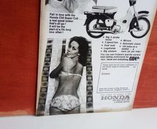 Honda 50 Repro Irish Advertisement Poster