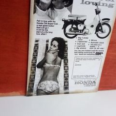 Honda 50 Repro Irish Advertisement Poster