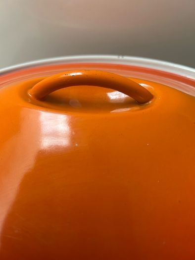 Vintage Cousance Le Creuset cast iron Dutch oven