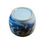 Antique Chinese porcelain lidded jar 19th Century scholars in a landscape Image 8