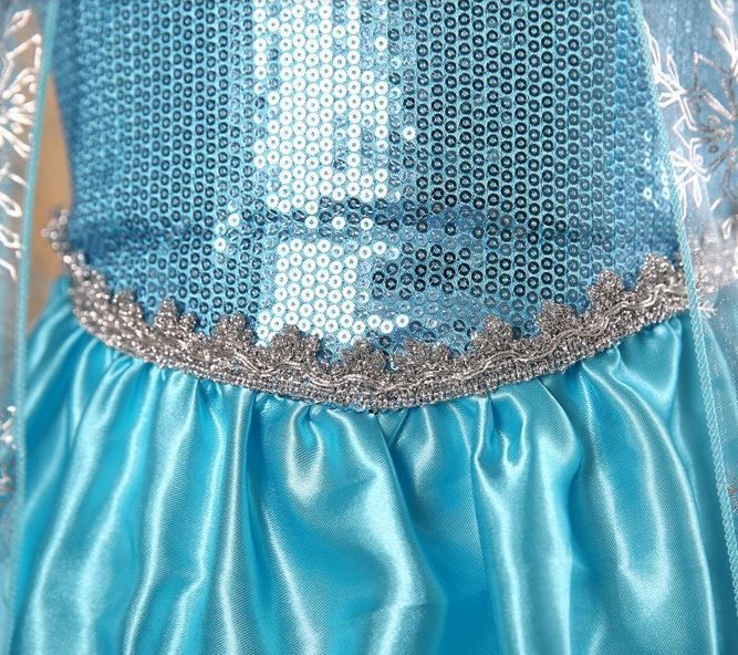 New Frozen Princess Elsa Fancy Dress 5-6 Yrs