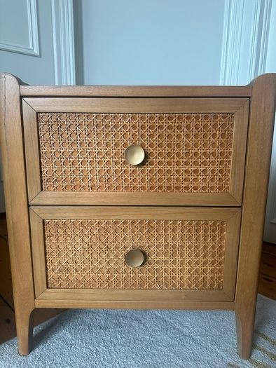 Pair of Caseys Kawali Rattan Bedside Tables