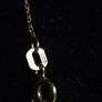 9K Gold Solitaire Necklace Image 3
