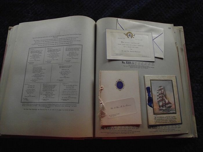 1936 Greeting card and Calendar sample book - The Royal Art Private Christmas Greeting Cards
