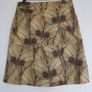 Palm Print Button Front Skirt, Size 12 Image 2