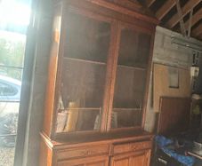 Large antique mahogany bookcase