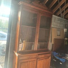 Large antique mahogany bookcase