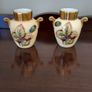 Pair of Aynsley Orchard Gold minature vases Image 2