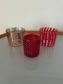 Candle holder bundle Red/Gold