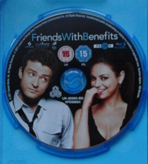 Friends With Benefits [2011] Justin Timberlake and Mila Kunis [Blu-ray Movie]
