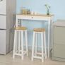 Dining table with two stools Image 3