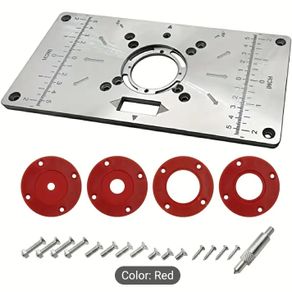 inset plate for a router