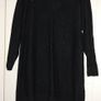 Black v neck jumper dress Image 2