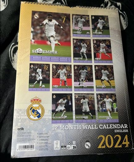 Real Madrid calendar 2024