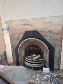 Cast iron fire