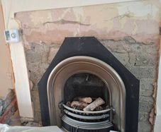Cast iron fire