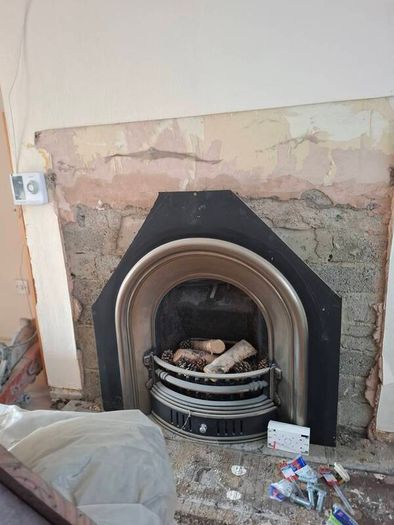 Cast iron fire