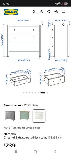 hemnes chest of drawers