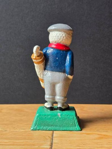 Vintage Cast Metal Golf Figures  Heavy Collectors Pieces  Dunlop  Silver King
