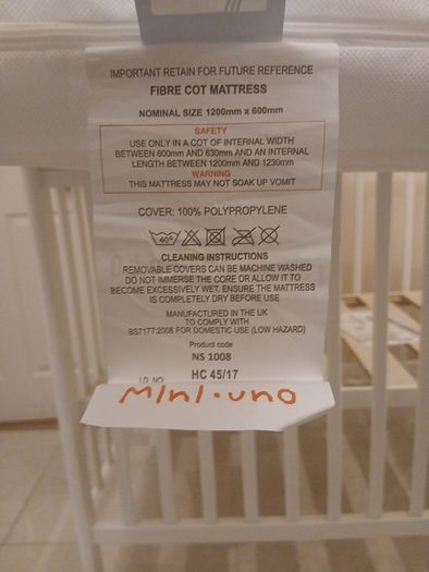 Baby Cot and mattress