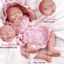 Lifelike Reborn Baby Dolls - 20-Inch Sweet Smile Realistic-Newborn Baby Dolls Sleeping Baby Girl Real Life Baby Dolls with Toy Accessories Gift Set (FREE POSTAGE) Image 2