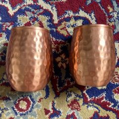 2 copper cups