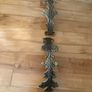 Pair of Brass curtain tie back hooks Image 3